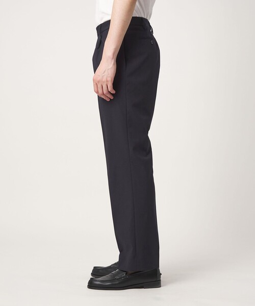 A DAY IN THE LIFE UNITED ARROWS(アデイインザライフユナイテッドアローズ)の「ハイツイスト 1プリーツ テーパードスラックス<A DAY IN THE LIFE>(スラックス・メンズ・ブラウン系/ダークグレー/ネイビー・M/L/XL)」の8枚目の写真