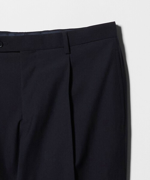 A DAY IN THE LIFE UNITED ARROWS(アデイインザライフユナイテッドアローズ)の「ハイツイスト 1プリーツ テーパードスラックス<A DAY IN THE LIFE>(スラックス・メンズ・ブラウン系/ダークグレー/ネイビー・M/L/XL)」の20枚目の写真