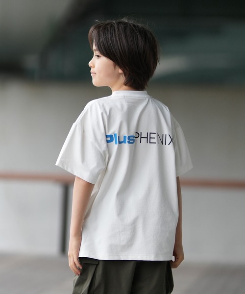 ムラサキスポーツ(ムラサキスポーツ)の「【ムラサキスポーツ別注】PHENIX/フェニックス キッズ Tシャツ 接触冷感 吸水速乾 POT-26017MS(Tシャツ/カットソー・キッズ・ホワイト/ブラック・160cm/130cm/140cm/150cm)」の1枚目の写真