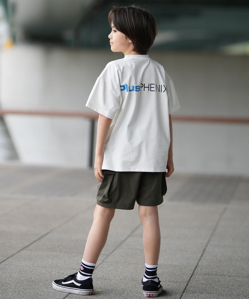 ムラサキスポーツ(ムラサキスポーツ)の「【ムラサキスポーツ別注】PHENIX/フェニックス キッズ Tシャツ 接触冷感 吸水速乾 POT-26017MS(Tシャツ/カットソー・キッズ・ホワイト/ブラック・160cm/130cm/140cm/150cm)」の8枚目の写真