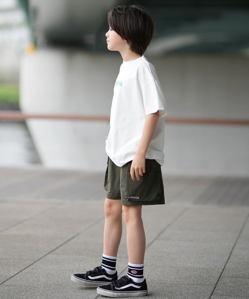 ムラサキスポーツ(ムラサキスポーツ)の「【ムラサキスポーツ別注】PHENIX/フェニックス キッズ Tシャツ 接触冷感 吸水速乾 POT-26017MS(Tシャツ/カットソー・キッズ・ホワイト/ブラック・160cm/130cm/140cm/150cm)」の9枚目の写真