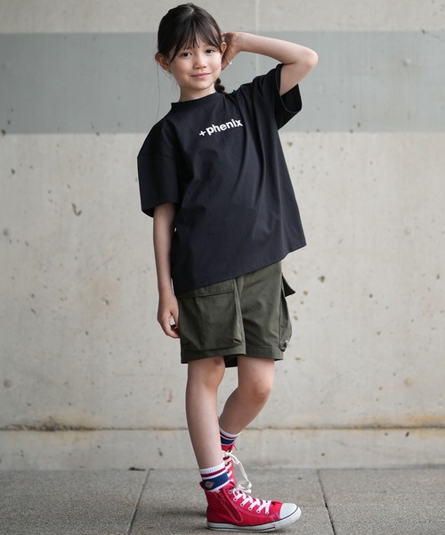 ムラサキスポーツ(ムラサキスポーツ)の「【ムラサキスポーツ別注】PHENIX/フェニックス キッズ Tシャツ 接触冷感 吸水速乾 POT-26017MS(Tシャツ/カットソー・キッズ・ホワイト/ブラック・160cm/130cm/140cm/150cm)」の13枚目の写真