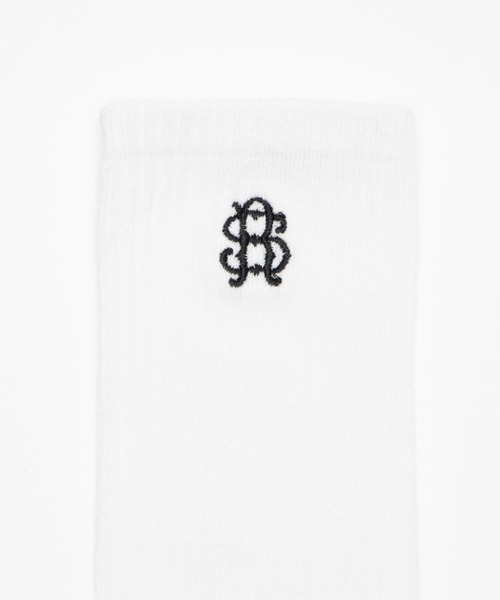 SHORT ROUND(ショートラウンド)の「SHORT ROUND/【2点セット】刺繍ロゴソックス(R)(ソックス/靴下・メンズ・その他・25-27CM)」の2枚目の写真