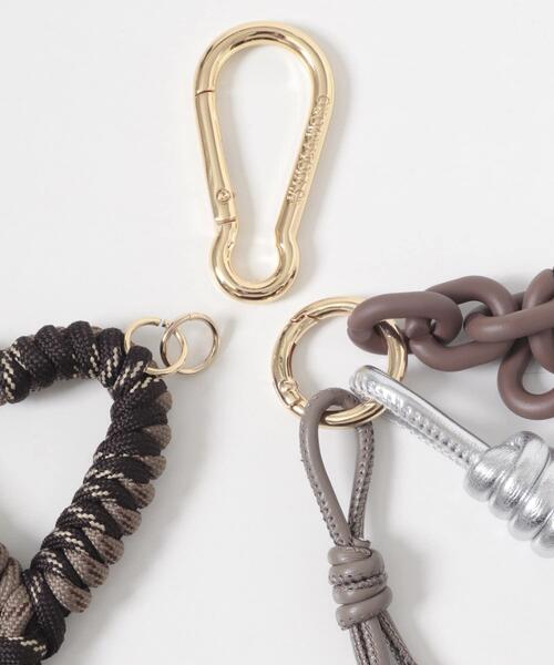 URBAN RESEARCH ROSSO WOMEN(アーバンリサーチ ロッソ)の「VIOLAd’ORO パラコードハートバッグチャーム(キーホルダー・レディース・ピンク系その他/ダークブラウン・-)」の5枚目の写真