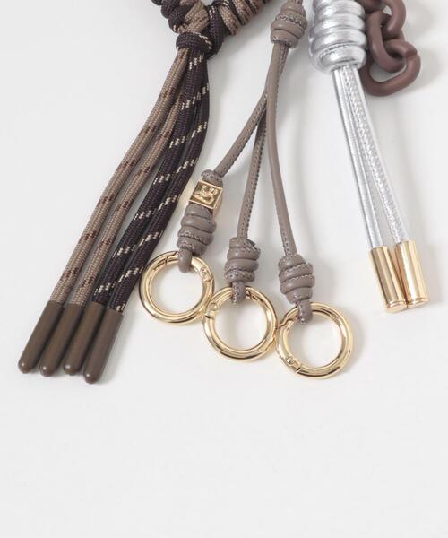 URBAN RESEARCH ROSSO WOMEN(アーバンリサーチ ロッソ)の「VIOLAd’ORO パラコードハートバッグチャーム(キーホルダー・レディース・ピンク系その他/ダークブラウン・-)」の7枚目の写真