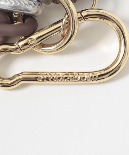 URBAN RESEARCH ROSSO WOMEN(アーバンリサーチ ロッソ)の「VIOLAd’ORO パラコードハートバッグチャーム(キーホルダー・レディース・ピンク系その他/ダークブラウン・-)」の8枚目の写真