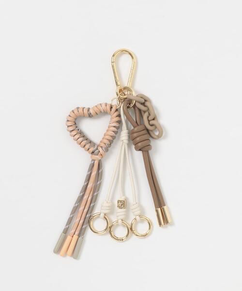 URBAN RESEARCH ROSSO WOMEN(アーバンリサーチ ロッソ)の「VIOLAd’ORO パラコードハートバッグチャーム(キーホルダー・レディース・ピンク系その他/ダークブラウン・-)」の10枚目の写真
