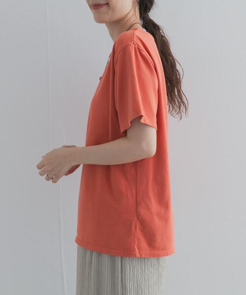 URBAN RESEARCH DOORS(アーバンリサーチドアーズ)の「GrowOrganicボートネックTシャツ(Tシャツ/カットソー・レディース・レッド/ブルー/グリーン系その他/ブラウン/グレー/ホワイト系その他・FREE)」の18枚目の写真
