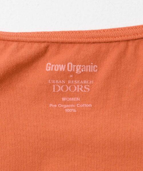 URBAN RESEARCH DOORS(アーバンリサーチドアーズ)の「GrowOrganicボートネックTシャツ(Tシャツ/カットソー・レディース・レッド/ブルー/グリーン系その他/ブラウン/グレー/ホワイト系その他・FREE)」の12枚目の写真