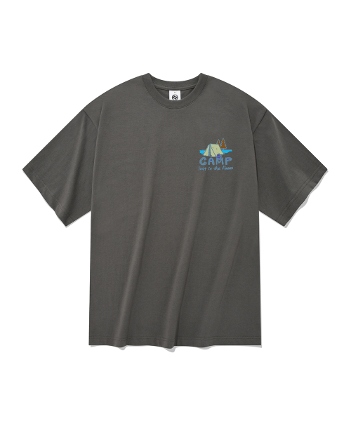 RADINEO(ラディネオ)の「キャンプ半袖Tシャツグレー(Tシャツ/カットソー・メンズ・その他・SMALL/MEDIUM/LARGE/X-LARGE)」の2枚目の写真