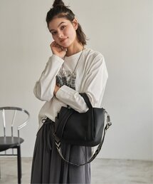 合皮ミニバルーントートバッグ