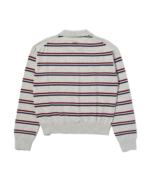 Levi's(リーバイス)の「Levi's/リーバイス スーパーソフト ロングスリーブ ポロシャツ(ポロシャツ・レディース・グレー・XS/S/M)」の5枚目の写真