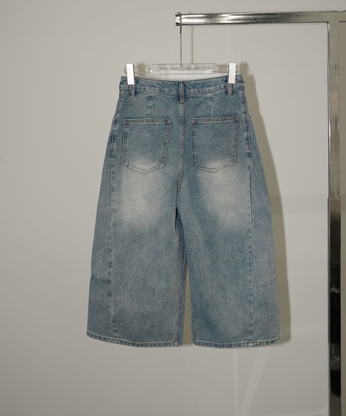 chuclla(チュクラ)の「クロップドワイドデニムパンツ chw26s375(その他パンツ・レディース・ブルー・S/M/L)」の11枚目の写真
