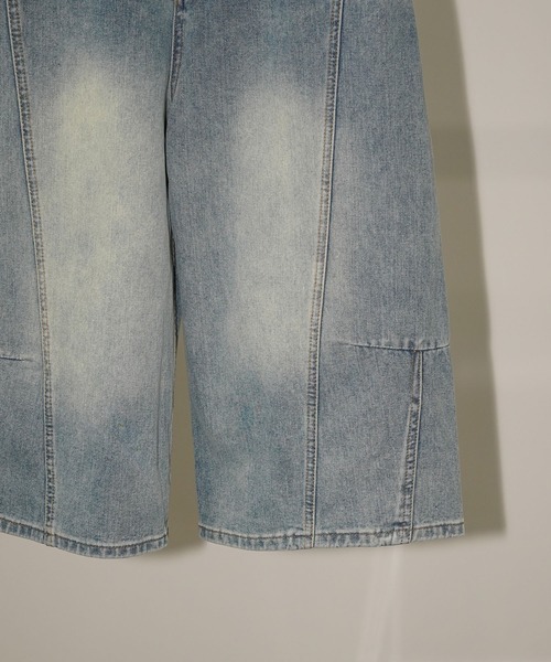 chuclla(チュクラ)の「クロップドワイドデニムパンツ chw26s375(その他パンツ・レディース・ブルー・S/M/L)」の13枚目の写真