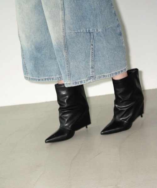 chuclla(チュクラ)の「クロップドワイドデニムパンツ chw26s375(その他パンツ・レディース・ブルー・S/M/L)」の18枚目の写真