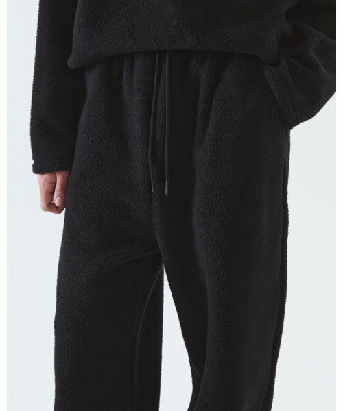THEENDQUESTION(ジエンドクエスチョン)の「Fleece pants / BLACK(スウェットパンツ・レディース・その他・FREE)」の4枚目の写真