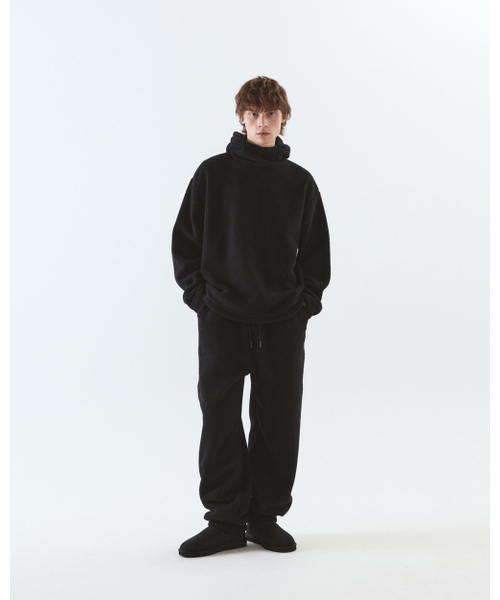 THEENDQUESTION(ジエンドクエスチョン)の「Fleece pants / BLACK(スウェットパンツ・レディース・その他・FREE)」の6枚目の写真