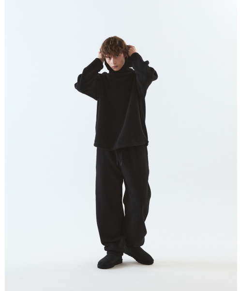 THEENDQUESTION(ジエンドクエスチョン)の「Fleece pants / BLACK(スウェットパンツ・レディース・その他・FREE)」の7枚目の写真