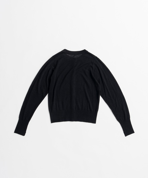 PRANK PROJECT(プランクプロジェクト)の「【2026Autumn Pre-Order】スイビウールプレイフルボタンカーディガン / Suivi Wool Playful Button Cardigan(カーディガン/ボレロ・レディース・グレー/ブラック・FREE)」の11枚目の写真