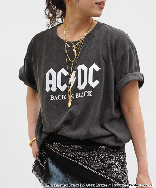 GOOD ROCK SPEED(グッドロックスピード)の「【GOOD ROCK SPEED / グッドロックスピード】AC/DC T-sh(Tシャツ/カットソー・レディース・ブラック系その他・FREE)」の1枚目の写真