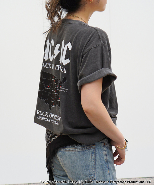 GOOD ROCK SPEED(グッドロックスピード)の「【GOOD ROCK SPEED / グッドロックスピード】AC/DC T-sh(Tシャツ/カットソー・レディース・ブラック系その他・FREE)」の2枚目の写真