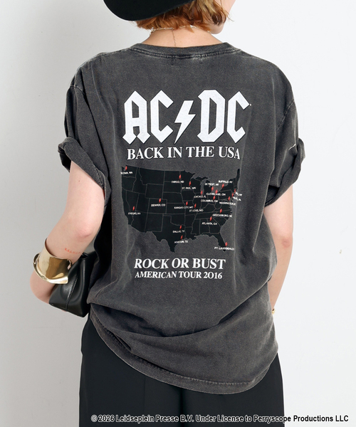 GOOD ROCK SPEED(グッドロックスピード)の「【GOOD ROCK SPEED / グッドロックスピード】AC/DC T-sh(Tシャツ/カットソー・レディース・ブラック系その他・FREE)」の5枚目の写真