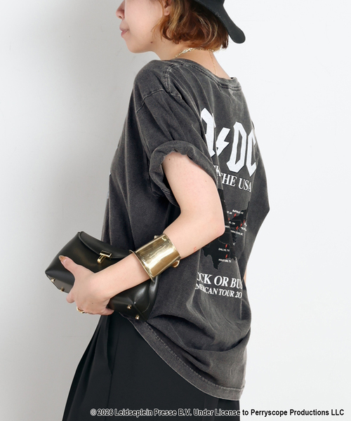 GOOD ROCK SPEED(グッドロックスピード)の「【GOOD ROCK SPEED / グッドロックスピード】AC/DC T-sh(Tシャツ/カットソー・レディース・ブラック系その他・FREE)」の6枚目の写真