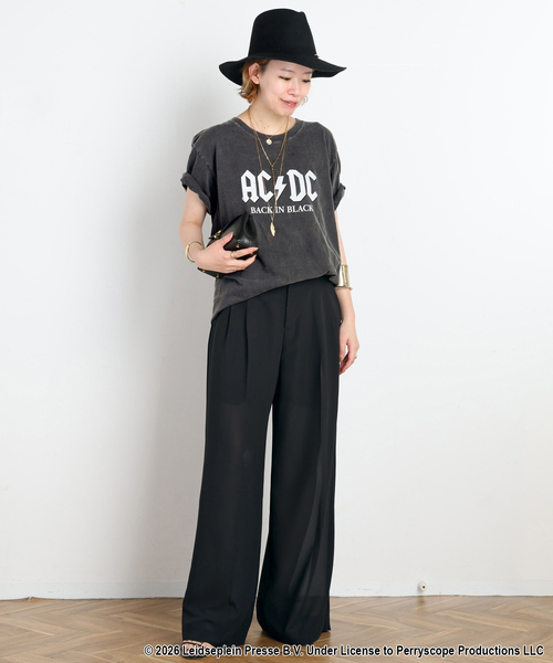 GOOD ROCK SPEED(グッドロックスピード)の「【GOOD ROCK SPEED / グッドロックスピード】AC/DC T-sh(Tシャツ/カットソー・レディース・ブラック系その他・FREE)」の7枚目の写真