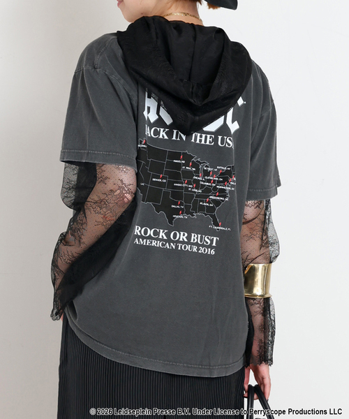 GOOD ROCK SPEED(グッドロックスピード)の「【GOOD ROCK SPEED / グッドロックスピード】AC/DC T-sh(Tシャツ/カットソー・レディース・ブラック系その他・FREE)」の12枚目の写真