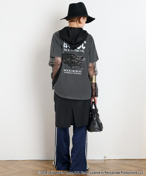 GOOD ROCK SPEED(グッドロックスピード)の「【GOOD ROCK SPEED / グッドロックスピード】AC/DC T-sh(Tシャツ/カットソー・レディース・ブラック系その他・FREE)」の15枚目の写真
