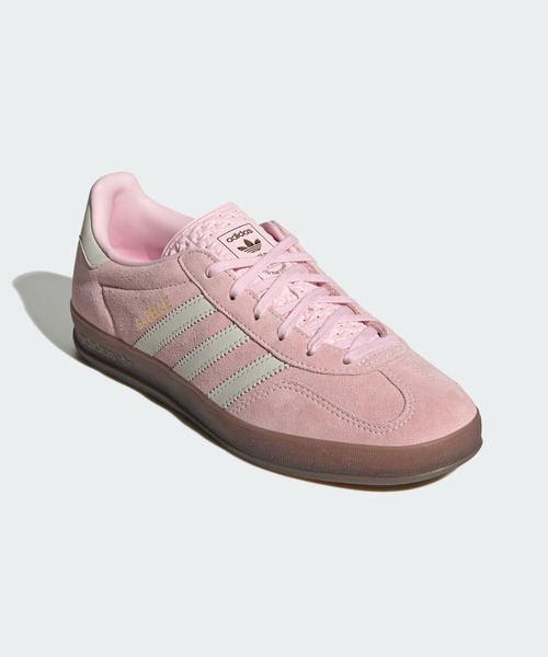 adidas(アディダス)の「ガゼル インドア / Gazelle Indoor / アディダスオリジナルス adidas Originals(スニーカー・レディース・ピンク・22.0cm/22.5cm/23.0cm/23.5cm/24.0cm/24.5cm/25.0cm/25.5cm/26.0cm/26.5cm/27.0cm/27.5cm/28.0cm)」の4枚目の写真