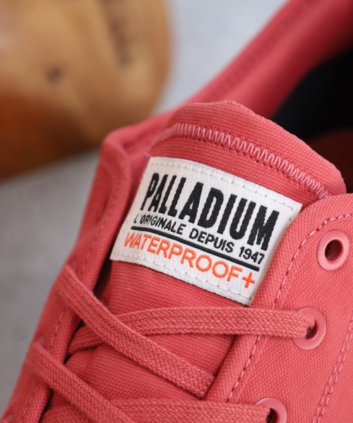 PALLADIUM(パラディウム)の「PALLASHOCK LO OG WP+ ローカットスニーカー(スニーカー・メンズ・ブラック系/レッド・22.5cm/23.5cm/24.5cm/24cm/25.5cm/25cm/26.5cm/26cm/27.5cm/27cm/28.5cm/28cm/23cm/29cm)」の18枚目の写真