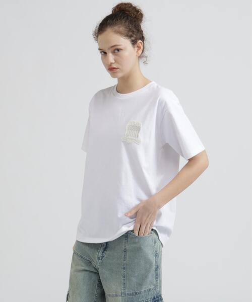 AVIREX(アヴィレックス)の「S/S SIGNATURE VARSITY LOGO T-SHIRT(Tシャツ/カットソー・レディース・ブラック/レッド/ホワイト/ブルー・F)」の11枚目の写真