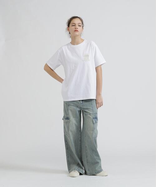 AVIREX(アヴィレックス)の「S/S SIGNATURE VARSITY LOGO T-SHIRT(Tシャツ/カットソー・レディース・ブラック/レッド/ホワイト/ブルー・F)」の15枚目の写真