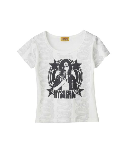 HYSTERIC GLAMOUR(ヒステリックグラマー)の「BANANA GIRL チビTシャツ(Tシャツ/カットソー・レディース・ブラック系その他/ピンク系その他/ホワイト系その他・FREE)」の1枚目の写真