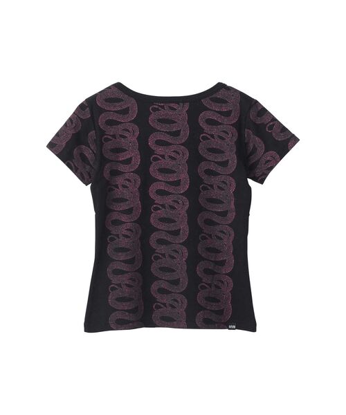 HYSTERIC GLAMOUR(ヒステリックグラマー)の「BANANA GIRL チビTシャツ(Tシャツ/カットソー・レディース・ブラック系その他/ピンク系その他/ホワイト系その他・FREE)」の6枚目の写真