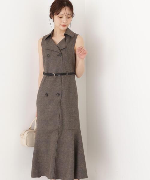 PROPORTION BODY DRESSING(プロポーションボディドレッシング)の「トレンチジャンスカ / 1216240900(ワンピース・レディース・ブラウン系その他/ピンク・MEDIUM/P/S)」の3枚目の写真