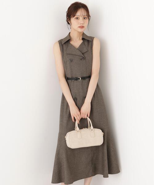 PROPORTION BODY DRESSING(プロポーションボディドレッシング)の「トレンチジャンスカ / 1216240900(ワンピース・レディース・ブラウン系その他/ピンク・MEDIUM/P/S)」の4枚目の写真