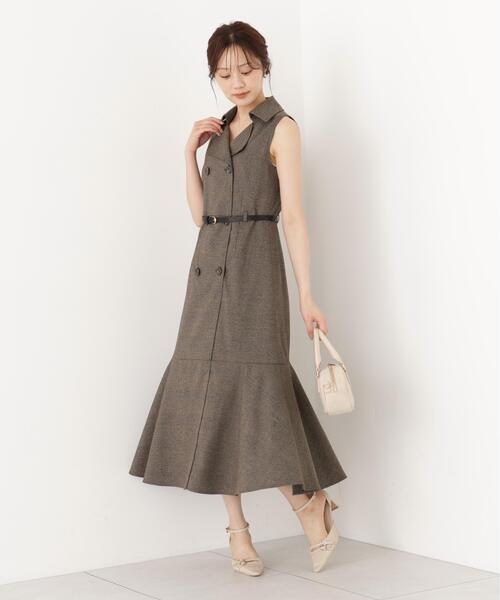 PROPORTION BODY DRESSING(プロポーションボディドレッシング)の「トレンチジャンスカ / 1216240900(ワンピース・レディース・ブラウン系その他/ピンク・MEDIUM/P/S)」の6枚目の写真