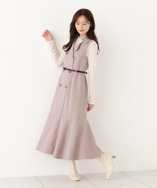 PROPORTION BODY DRESSING(プロポーションボディドレッシング)の「トレンチジャンスカ / 1216240900(ワンピース・レディース・ブラウン系その他/ピンク・MEDIUM/P/S)」の15枚目の写真