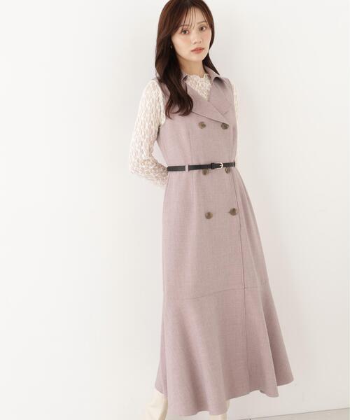 PROPORTION BODY DRESSING(プロポーションボディドレッシング)の「トレンチジャンスカ / 1216240900(ワンピース・レディース・ブラウン系その他/ピンク・MEDIUM/P/S)」の16枚目の写真