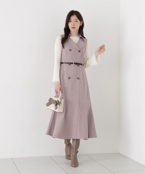 PROPORTION BODY DRESSING(プロポーションボディドレッシング)の「トレンチジャンスカ / 1216240900(ワンピース・レディース・ブラウン系その他/ピンク・MEDIUM/P/S)」の17枚目の写真