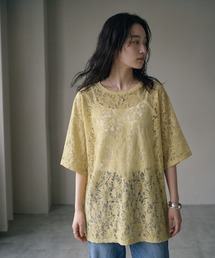 【BLK001】シアーレースTシャツ