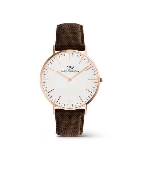 Daniel Wellington(ダニエルウェリントン)の「Classic Canvas 40mm メンズ腕時計 ローズゴールド/ゴールド/シルバー(アナログ腕時計・メンズ・ピンクゴールド/シルバー/イエローゴールド/ブラック・40mm)」の3枚目の写真