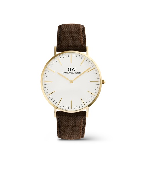 Daniel Wellington(ダニエルウェリントン)の「Classic Canvas 40mm メンズ腕時計 ローズゴールド/ゴールド/シルバー(アナログ腕時計・メンズ・ピンクゴールド/シルバー/イエローゴールド/ブラック・40mm)」の4枚目の写真
