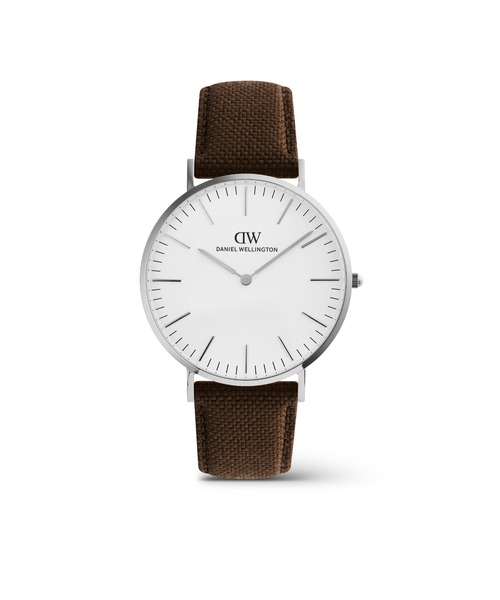 Daniel Wellington(ダニエルウェリントン)の「Classic Canvas 40mm メンズ腕時計 ローズゴールド/ゴールド/シルバー(アナログ腕時計・メンズ・ピンクゴールド/シルバー/イエローゴールド/ブラック・40mm)」の1枚目の写真