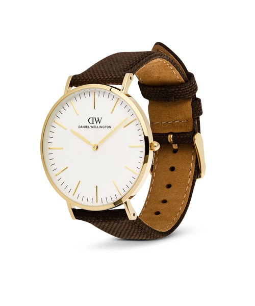 Daniel Wellington(ダニエルウェリントン)の「Classic Canvas 40mm メンズ腕時計 ローズゴールド/ゴールド/シルバー(アナログ腕時計・メンズ・ピンクゴールド/シルバー/イエローゴールド/ブラック・40mm)」の5枚目の写真