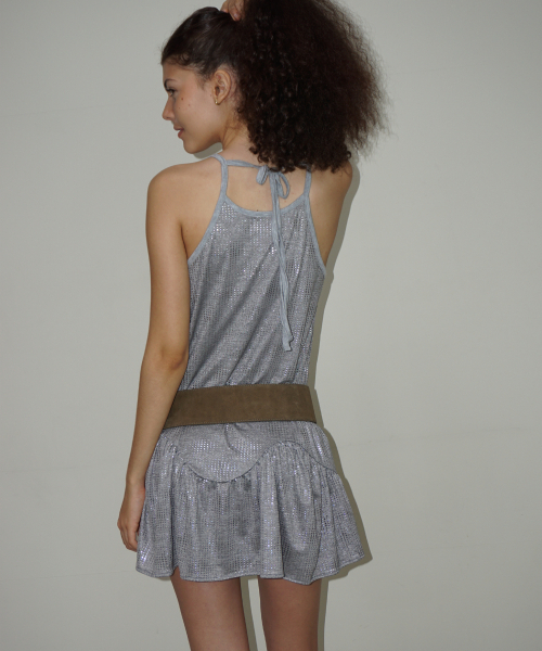 THIRSTYCLUB(サースティークラブ)の「Glitter mini dress - Grey(ワンピース・レディース・その他・FREE)」の4枚目の写真