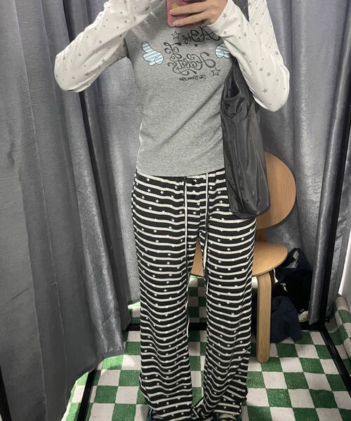 THE GREEN LAB（ザグリーンラボ）の「スターストライプパンツ[ブラック]（その他パンツ・レディース・その他・FREE）」の11枚目の写真