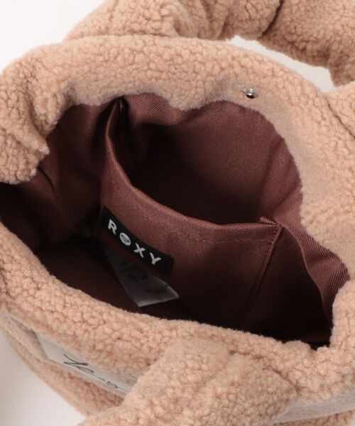 ROXY(ロキシー)の「ROXY SOL AURA MINI BAG 2WAYボアミニショルダーバッグ 【2026年秋冬モデル】(ショルダーバッグ・レディース・ナチュラル/ブルー/ベージュ・FREE)」の4枚目の写真